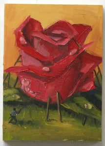 Image of "Rose" oil study