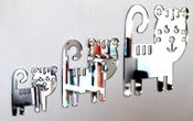 Image of Shatterproof Tiger Family Mirrors