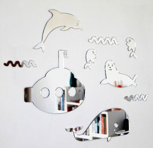 Image of Shatterproof Under the Sea Mirror Set