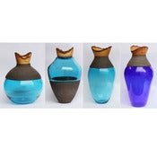 Image of Pia Wustenberg: Blue Stacking Vessels