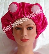 Image of Strawberry Gummy Bear Bonnet Adult & Child Sizes