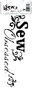 Image of Sew Obsessed ~ Wall Decal (Jet Black)