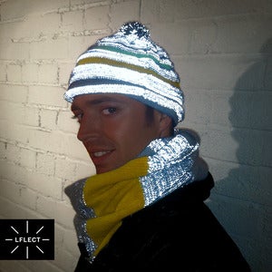 Image of COZY CIRCULAR SCARF <br>LFLECT REFLECTIVE
