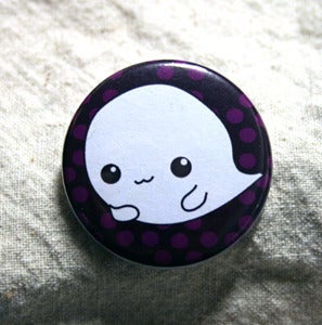 Image of Cute Ghost 1.5" Badge