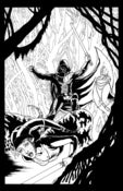 Image of STAR WARS - DARTH VADER - BLK/WHT PRINT