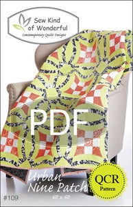 Image of Urban Nine Patch ~ Pattern #109 (PDF Pattern)