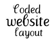 Image of Coded Website Layout