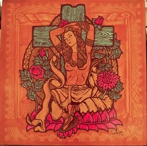Image of YELLOW TARA original painting