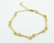 Image of Gold Bone Chain Bracelet