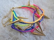 Image of Spike Raibow Bracelet