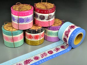 Image of Bonjour Coffret du Couturier Floral Washi Tape