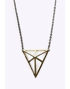 Triangle Cage Necklace