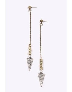 Arrow Drop Earrings