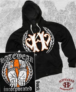 Image of Hatewear Handcuffs Zip Up Hoodie