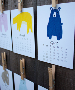 Image of 2013 Illustrated Little Bears Calendar by Gingiber