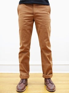 Image of Cone White Oak Brown Selvedge Canvas Tailored Chinos