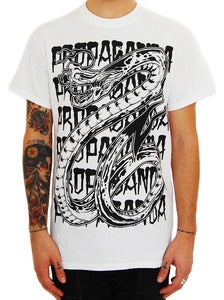 Image of PROPAGANDA "Snake" t shirt white