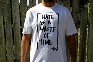 Image of Hate Waste Tee: White