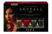 Image of OPI Nail Polish BONDETTES SkyFall MINI 4pc JAMES BOND 007 Holiday 2012 Limited edition 