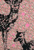 Image of La Cerise Sur Le Gateau 'Bambi' Liberty Print (Pink) Cushion