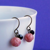 Image of antique rose earrings