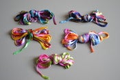Image of Ruban lacet viscose multicolore