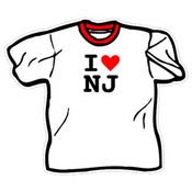 Image of 'I Love NJ' t-shirt