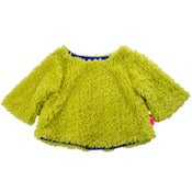 Image of franky grow | neon green fur pullover