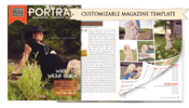 Image of Portrait Magazine Template