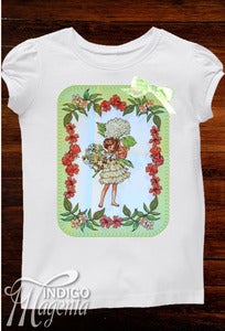 Image of Applique T-shirt - Pistachio Fairy