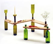 Image of DVINUS LONG, collect wine bottles and make your own table.