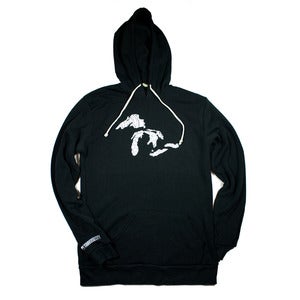 Image of Great Lakes Pullover Hoodie Black