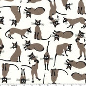 Image of Siamese kitties tote, made to order! 