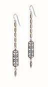 Image of Double Koti long earring