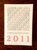 Image of AMERARCANA 2011: A Bird & Beckett Review