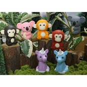 Image of Gommes puzzle Animaux de la Forêt - IWAKO