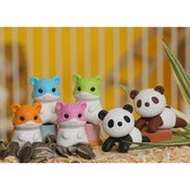 Image of Gommes puzzle Hamsters et Pandas - IWAKO