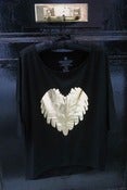 Image of angel heart (golden)