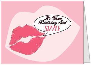 Image of Sizzle Birthday Cards 8 set