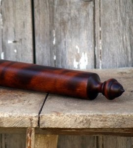 Image of Acorn Rolling Pin, Dark 