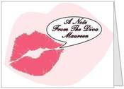 Image of Full First Name Personalized Note Cards Set of 10