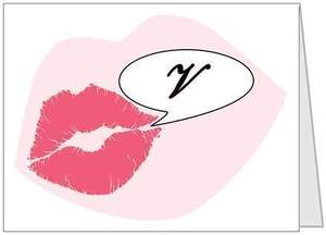 Image of Initial Personalized Note Card, set of 10