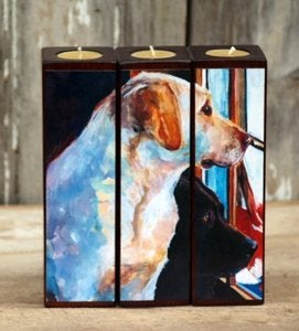 Image of "By My Side" Tealight Triptych