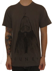 Image of RUNES "Witch" t shirt dark grey