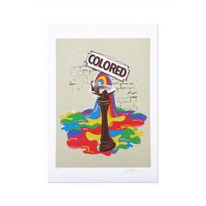 Image of COLORED FOUNTAIN PRINT