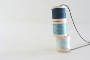 Image of Fils (degradado azul) Colgantes / Necklaces