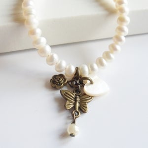 Image of Enchantment Charm Bracelet (pearl)