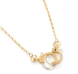 Image of Mini Gold Handcuff Necklace