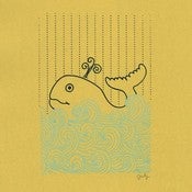 Image of ONE HAPPY WHALE : limited edition screenprint