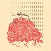 Image of TWO CUTE KITTIES : limited edition screenprint